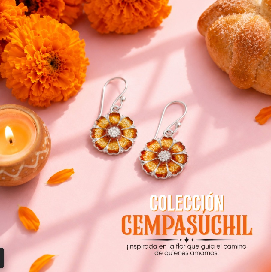 Colección Cempasúchil, inspirada en la flor que guía el camino de quienes amamos